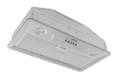 Zidna kuhinjska napa VIVAX CHO-60BI100T X, 52,5 cm, 281 m3/h, energetski razred D, bijela