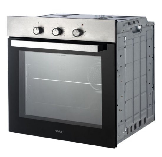Ugradbena pećnica VIVAX BO-606FTM X, ventilacijska, 60 l, energetski razred A