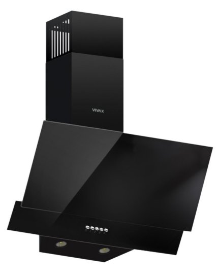 Zidna kuhinjska napa VIVAX CHO-60CSD100T GB, 60 cm, 272 m3/h, energetski razred D, crna