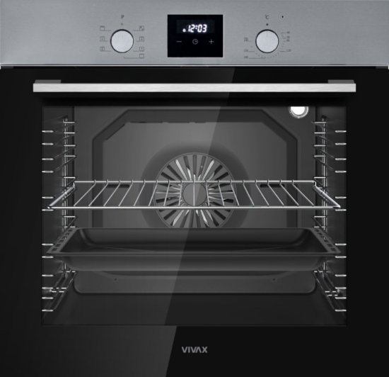Ugradbena pećnica VIVAX BO-808BFD X, ventilacijska, 80 l, energetski razred A