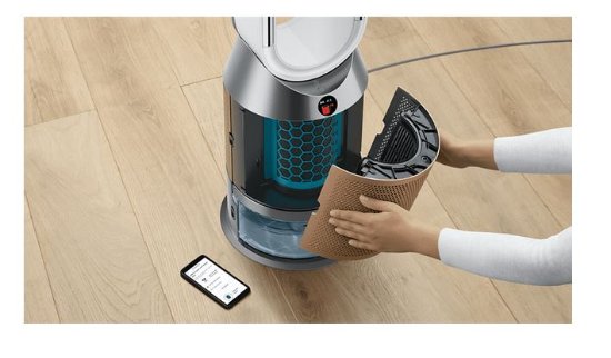 Pročišćivač ovlaživač i ventilator zraka DYSON PH04 379491-01, Purifier Humidify + Cool PH04, bijelo-zlatni