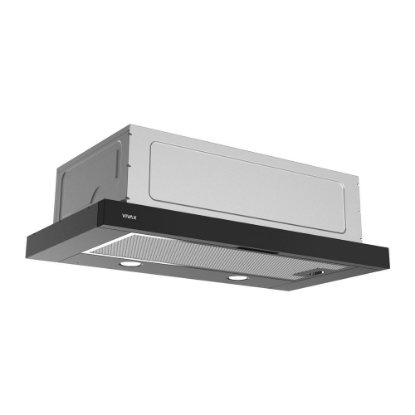 Teleskopska kuhinjska napa VIVAX CHO-60PT100T B, 60 cm, 289 m3/h, energetski razred D, crna