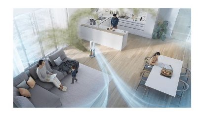 Pročišćivač ovlaživač i ventilator zraka DYSON PH04 379491-01, Purifier Humidify + Cool PH04, bijelo-zlatni