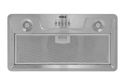 Zidna kuhinjska napa VIVAX CHO-60BI100T X, 52,5 cm, 281 m3/h, energetski razred D, bijela
