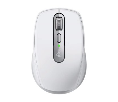 Miš LOGITECH MX Anywhere 3, laserski, bežični, BT, Unifying receiver USB, pale gray