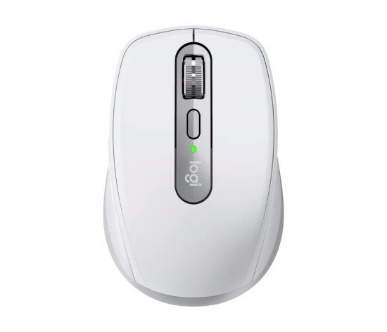 Miš LOGITECH MX Anywhere 3, laserski, bežični, BT, Unifying receiver USB, pale gray