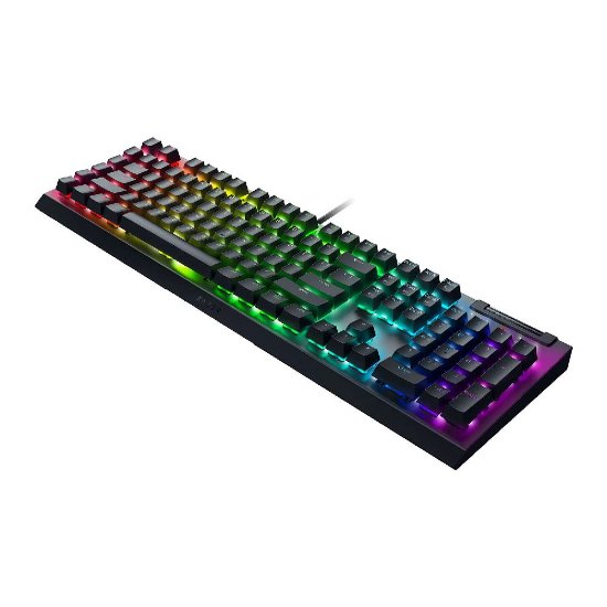 Tipkovnica RAZER BlackWidow V4 X, mehanička, Green switch, RGB, UK Layout, crna, USB