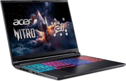 Laptop ACER Nitro V 16S AI NH.QXNEX.00C / Ryzen AI 7 350, 16GB, 1TB SSD, nVidia GeForce RTX 5070, 16" WQXGA 180Hz IPS, bez OS, crni
