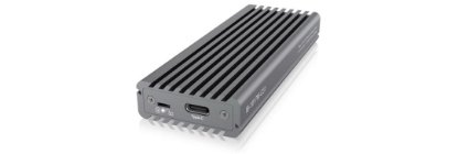 Eksterno kućište ICY BOX IB-1817M-C31, M.2 NVMe SSD, USB-C 3.1, Aluminijsko kućište, sivo