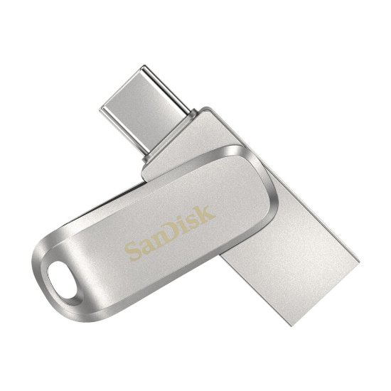 Memorija USB 3.1 FLASH DRIVE, 32GB, SANDISK Ultra Dual Drive Luxe USB-C, SDDDC4-032G-G46, srebrna