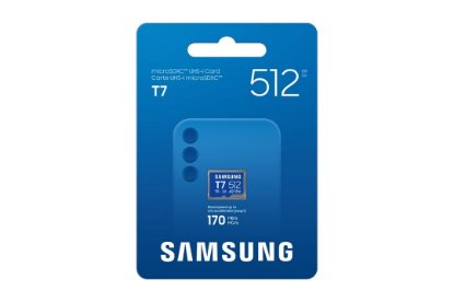 Memorijska kartica SAMSUNG, T7 microSDXC, 512GB, MB-MB512T/WW, A2 Class 10 V30 UHS-I U3