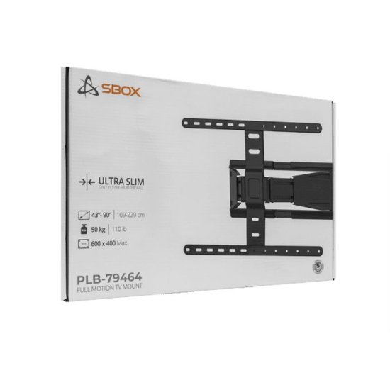 Nosač za TV SBOX PLB-79464, 43"-90", do 50Kg, zidni