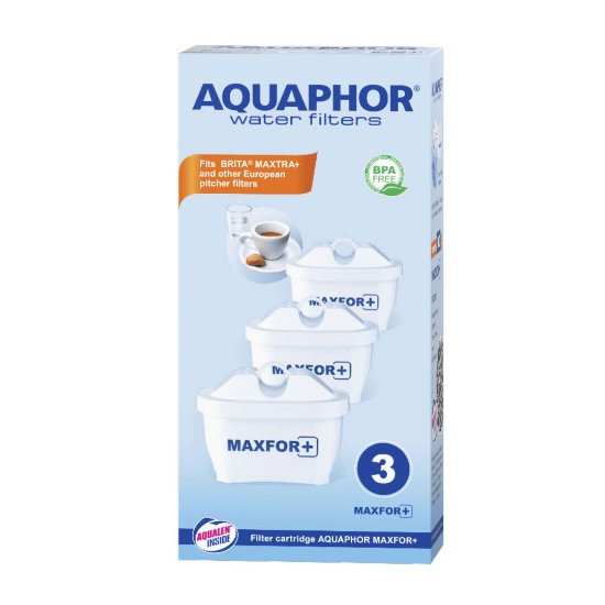 Filter za vodu AQUAPHOR Maxfor+, 3/1 kom
