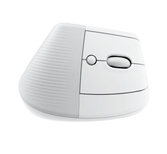Miš LOGITECH Lift za Mac, ergonomski, bežični, bijeli