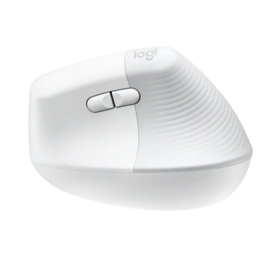 Miš LOGITECH Lift za Mac, ergonomski, bežični, bijeli