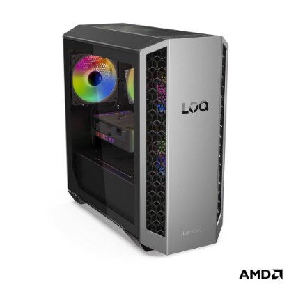 Računalo LENOVO LOQ Tower 91DF007FSC / Ryzen 7 8745HX, 32GB, 1TB SSD, nVidia GeForce RTX 5060 Ti, WiFi, bez OS, crno
