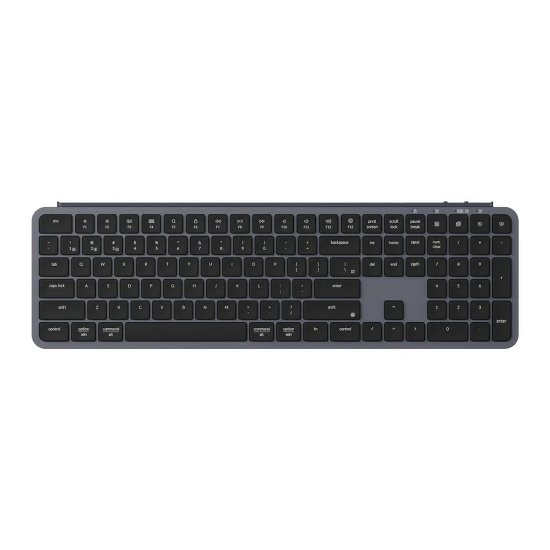 Tipkovnica KEYCHRON B6 Pro, bežična, BT, siva