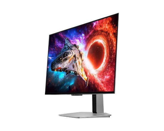 Gaming monitor 32" SAMSUNG G80SH Odyssey LS32HG800SUXE, 4K, OLED, 240Hz, 0.03ms, 300cd/m2, sivi