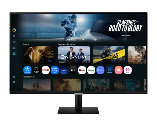Premium monitor 32" SAMSUNG M70F Smart LS32FM702UUXDU, QHD, VA, 60Hz, 4ms, 240cd/m2, Vision AI, crni