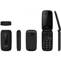 Klasični mobitel PANASONIC KX-TU550EXB, flip, preklopni, crni