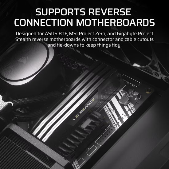 Kućište CORSAIR Frame 4000D RS, window, MIDI, ATX, crno, bez napajanja