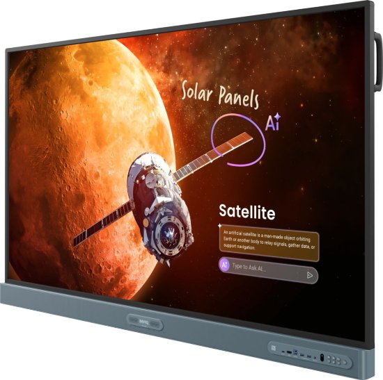 Interaktivni zaslon BENQ RP6505, 65", 4k, 50 Points Touch, crni