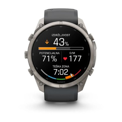 Pametni sat GARMIN Fenix 9 Pro inReach, 51mm, AMOLED, multisport, crni remen