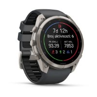 Pametni sat GARMIN Fenix 9 Pro, 51mm, AMOLED, multisport, crni remen
