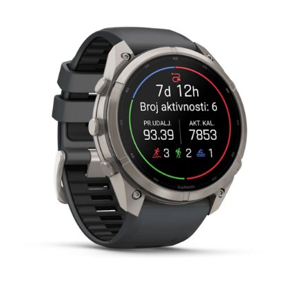Pametni sat GARMIN Fenix 9 Pro, 51mm, AMOLED, multisport, crni remen