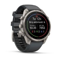 Pametni sat GARMIN Fenix 9 Pro, 47mm, AMOLED, multisport, crni remen