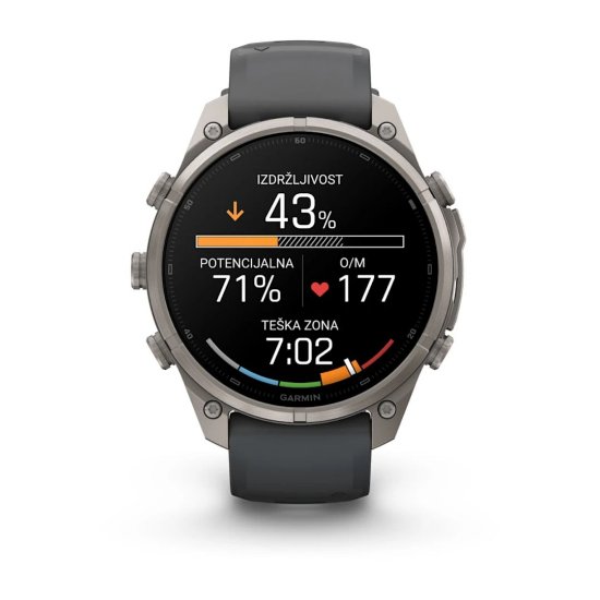 Pametni sat GARMIN Fenix 9 Pro, 47mm, AMOLED, multisport, crni remen