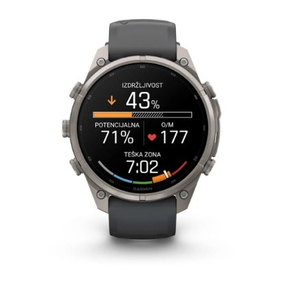Pametni sat GARMIN Fenix 9 Pro inReach, 47mm, AMOLED, multisport, crni remen