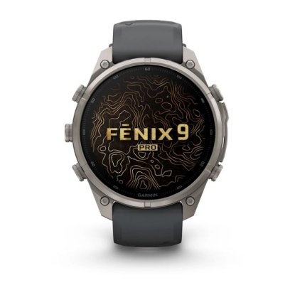 Pametni sat GARMIN Fenix 9 Pro, 47mm, AMOLED, multisport, crni remen