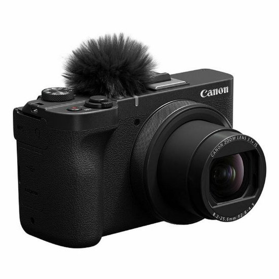 Digitalni fotoaparat CANON Powershot V1 Vlogger Kit, SD Kartica, Tripod Grip, 24 MP, 4K, crni