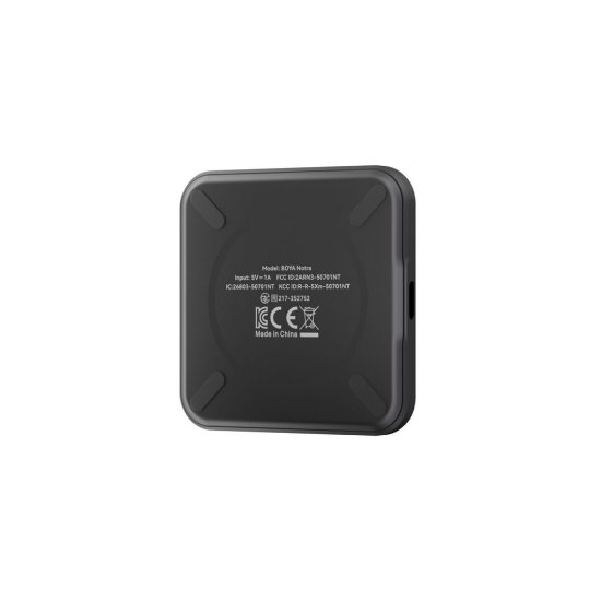 Mikrofon BOYA Notra Bluetooth, USB-C, crna