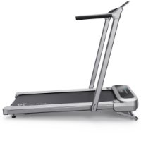 Traka za traka za hodanje i trčanje UREVO, FoldiMix 5L Pro Smart 2-u-1, max brzina 13.4 km/h, duljina trake 120 cm, 120 kg, srebrna