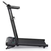 Traka za traka za hodanje i trčanje UREVO, FoldiMix 5L, 2-u-1, max brzina 13,4, duljina trake 120 cm, 120 kg, crna