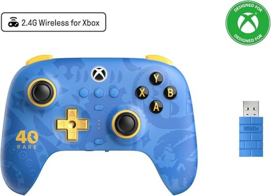 Gamepad 8BITDO Ultimate 3-mode, Gaming, USB, žičani, Rare 40th Anniversary Edition