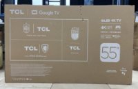 RABLJENI - QLED TV 55" TCL 55C645, Android TV, 4K UHD, DVB-T2/C/S2, HDMI, Wi-Fi, USB, BT, energetski razred G
