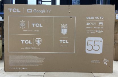 RABLJENI - QLED TV 55" TCL 55C645, Android TV, 4K UHD, DVB-T2/C/S2, HDMI, Wi-Fi, USB, BT, energetski razred G