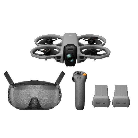 Dron DJI Avata 360 Motion Fly More Combo, DJI Goggles N3, RC Motion 2, 4K kamera, gimbal, vrijeme leta do 23 min, sivi