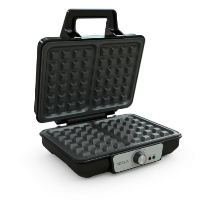 Aparat za vafle TESLA WM200BX, 1000 W, 220 C, crni-inox