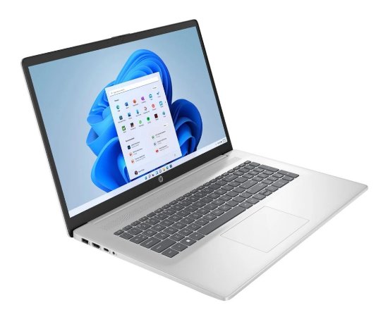 Laptop HP 17-cn4007nw / Core 7 150U, 16GB, 512GB SSD, Intel HD Graphics, 17" FHP IPS, Windows 11, srebrni