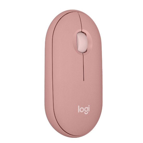 Miš LOGITECH M350s Pebble 2, optički, BT, rozi