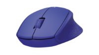 Miš LOGITECH M330 Silent Plus, optički, 1000dpi, bežični, plavi, USB