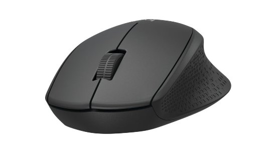 Miš LOGITECH M330 Silent Plus, optički, 1000dpi, bežični, crni, USB