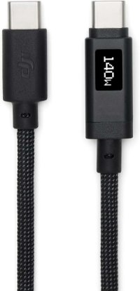 Kabel DJI, USB-C na USB-C, CDT-CABLE-1, 240W, 1m, crni