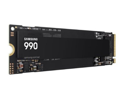 SSD 2TB SAMSUNG 990, MZ-V9V2T0BW, M.2, NVMe PCIe Gen4, maks 7150/6450 MB/s