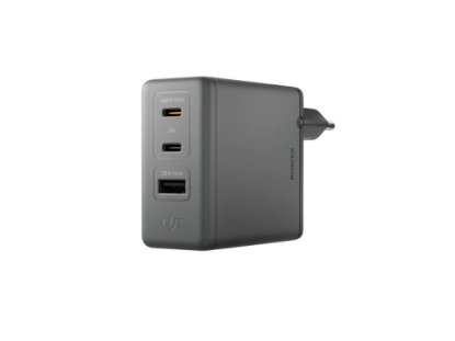 Kućni punjač DJI POWER, 140W, 3x USB-C, EU utikač, crni