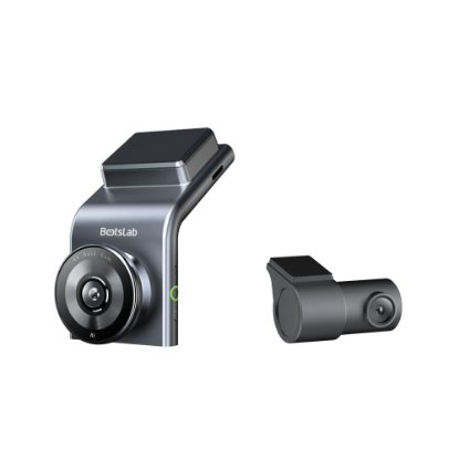 Auto kamera BOTSLAB G300H PLUS, 4K prednja + zadnja kamera, GPS, crna